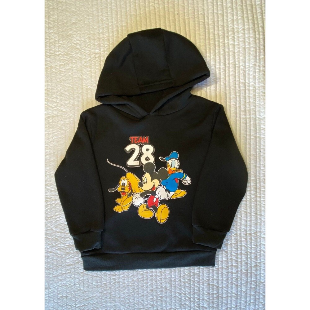 Disney Junior Mickey & Friends Black Fleece Hoodie